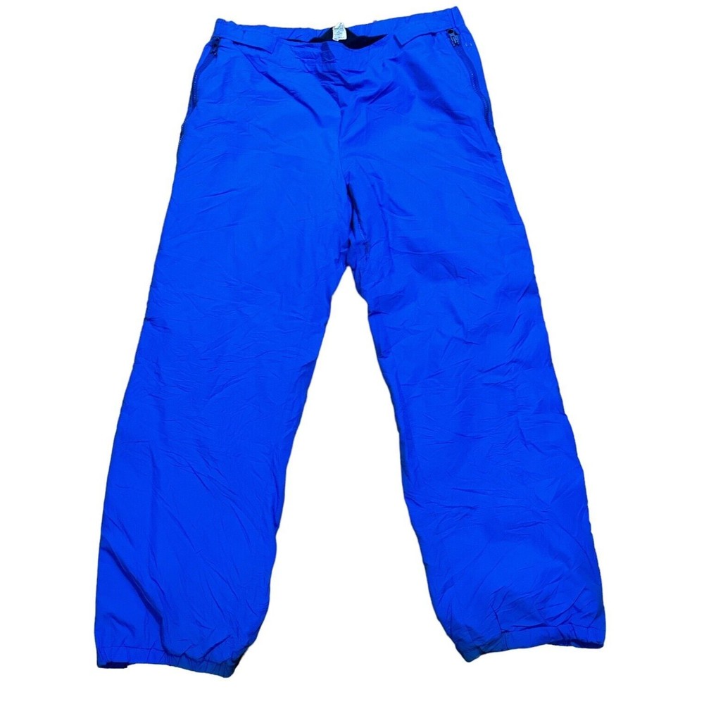 Vintage‎ Woolrich Fleece Lined Snow Pants  USA Adjustable Full Side Zip Sz M